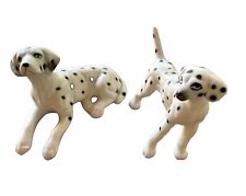 Vintage Disney 101 Dalmatians Set Of 2 Ceramic Porcelain Dog Figurines Japan picture