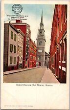 c 1905 Boston Rubber Shoe Company Vintage Advertising Postcard Christ Church picture