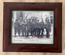 101st Airborne Band of Brothers Framed WW2 Photo Signed Numbered Forrest Guth picture