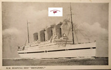 H.M. HOSPITAL SHIP BRITTANNIC, TITANICS YOUNGEST SISTER REPRINT picture