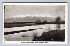 Alamosa CO-Colorado, Sierra Blanca Range, Antique Vintage Souvenir Postcard picture