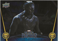 2018 UD Marvel Black Panther Chadwick Boseman T'Challa Silver Foil SP picture