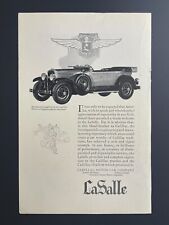 1927 La Salle Convertible Cars- Original Print Advertisement (10 in x 6.5 in) picture