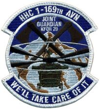 US ARMY H&H Co 1-168th Aviation Regiment  Joint Guardian KFOR 2020 Patch picture