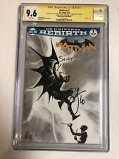 Batman (2016) # 1 (CGC Signature Series 9.6 WP) Signed By Snyder & King | DF Var picture