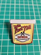 Vtg Bob's Red Mill Oatmeal Silver Tone Lapel Pin  picture