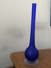 Rosenthal Netter Bud Vase Cobalt Blue, Italy 10” height GOOD PRICE picture