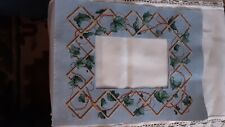 Vintage Crosstitched Picture Matting. picture