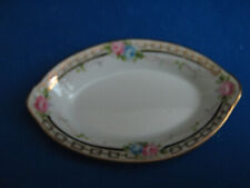NIPPON HAND PAINTED CHINA CELERY OPEN SALT CELLAR  picture