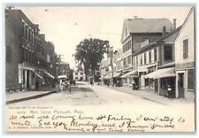 1906 Main Street Carriage And Shops Buildings Plymouth Massachusetts MA Postcard picture