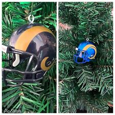 Los Angeles Rams Football Helmet Christmas Ornament Purchase supports education picture