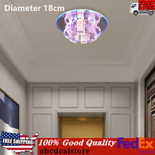 Modern Crystal LED Ceiling Lamp Flush Mount Chandelier Living Room Light Fixture picture