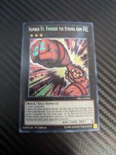 Yu-Gi-Oh Secret rare Number 51 finisher the strong arm picture