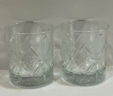 DEWAR’S SCOTCH WHISKEY SET OF 2 EMBOSSED GLASSES 10 oz picture
