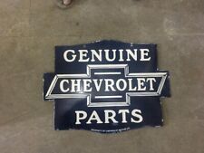 PORCELIAN CHEVROLET ENAMEL SIGN SIZE 24 INCHES DOUBLE SIDED picture