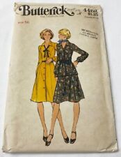 Vintage Butterick Pattern 4468 Misses 16 Dress Blouse Skirt 1970's picture