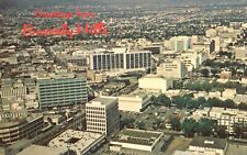 BEVERLY HILLS, CALIFORNIA Greetings -  AERIAL VIEW Vintage 1960 POSTCARD picture