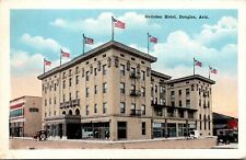 Vtg Douglas Arizona AZ Gadsen Hotel 1920s White Border Unused Postcard picture