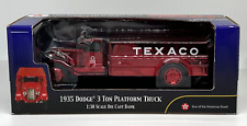 Ertl 1935 Texaco Dodge 3 Ton Platform Truck Diecast Bank, 1:38, Metallic Red picture