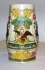 Ceramarte Anheuser Busch Budweiser 1983 Holiday Christmas Beer Stein Mug picture