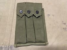 ORIGINAL WWII US 3 CELL 30RD GREASE AMMO CARRY POUCH picture