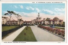 Hotel Rolyat St Petersburg Florida Vintage Postcard Old Cars Pasadena  picture