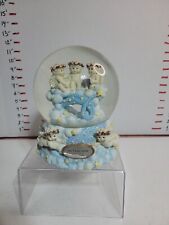 Westland Cherubs Dreamsicles Flying Lesson Musical Snow Globe Fly Me to the Moon picture