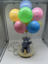 1980s Vintage Bear And Ballon Lamp RARE Toy co Lamp WORKS GREAT picture