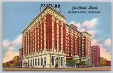 Postcard MI Grand Rapids Pantlind Hotel Linen UNP A13 picture