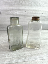 Vintage 1 WINDEX Spray Bottle & 1 Whittemore Boston MA Clear Bottles Embossed picture