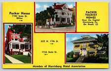 Harrisburg PA-Pennsylvania, Historic Packer Tourist Homes, Vintage Postcard picture