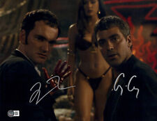 GEORGE CLOONEY QUENTIN TARANTINO SIGNED FROM DUSK TILL DAWN 11X14  BAS BECKETT picture
