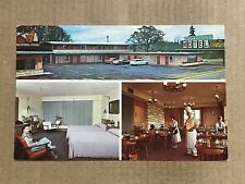 Postcard Eugene OR Oregon Travel Inn Motel & Restaurant Vintage Roadside picture