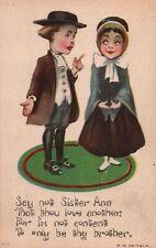VINTAGE POSTCARD VICTORIAN HUMOR ON KEMBLE CARD WITH RISQUE' WORDS c. 1920 picture