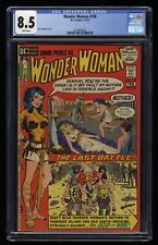 Wonder Woman #198 CGC VF+ 8.5 White Pages DC Comics 1972 picture