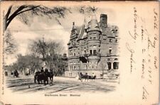 Antique Postcard:1905 Sherbrooke Street Montreal CA.- Montreal News Company- A27 picture