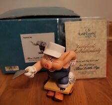 WDCC Disney Three Little Pigs Practical Work and Play Dont Mix Figurine picture