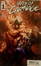 WEB OF CARNAGE (#1) KENDRICK KUNKKA LIM 1ST PRINT COVER  picture