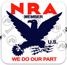 NRA Roosevelt's New Deal National Recovery Administration 3 inch Vinyl Sticker picture