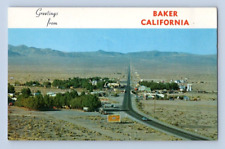 1950'S. GREETINGS FROM BAKER, CALIF. POSTCARD. BQ25 picture