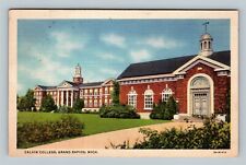 Grand Rapids MI Established 1876 Calvin College Michigan c1935 Vintage Postcard picture