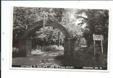 Real Photo Postcard Post Card Crandon Wisconsin Wis Wi Keelers Resort # 30 picture