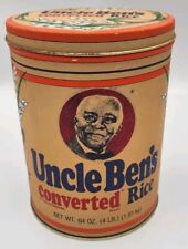 Vintage Uncle Ben's Rice Limited Edition Tin Canister 1985 picture