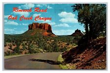 Oak Creek Canyon AZ Arizona Cathedral and Bell Rocks Postcard Posted 1969 picture