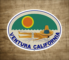 Ventura California Vintage Travel Sticker Decal 3.75