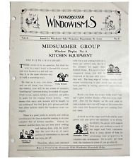 1928 Winchester Windowisms Midsummer Kitchen Equipment Merchandising Newsletter picture