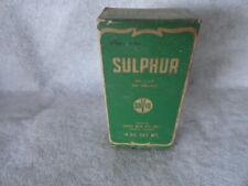 Vintage Box 4 oz SULPHUR unopened picture