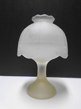 Vintage Westmoreland Satin Frosted Glass Fairy Lamp 7