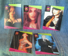 LOT OF 5 MADONNA Super Stars MusiCards Pro Set Trading Cards B226 picture