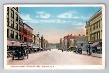 Auburn NY-New York, Genesee Street Looking East, Antique Vintage c1919 Postcard picture